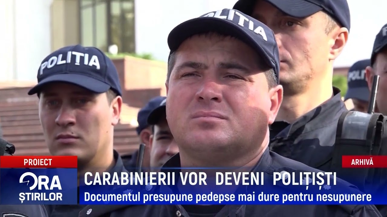 CARABINIERII VOR  DEVENI  POLIȚIȘTI