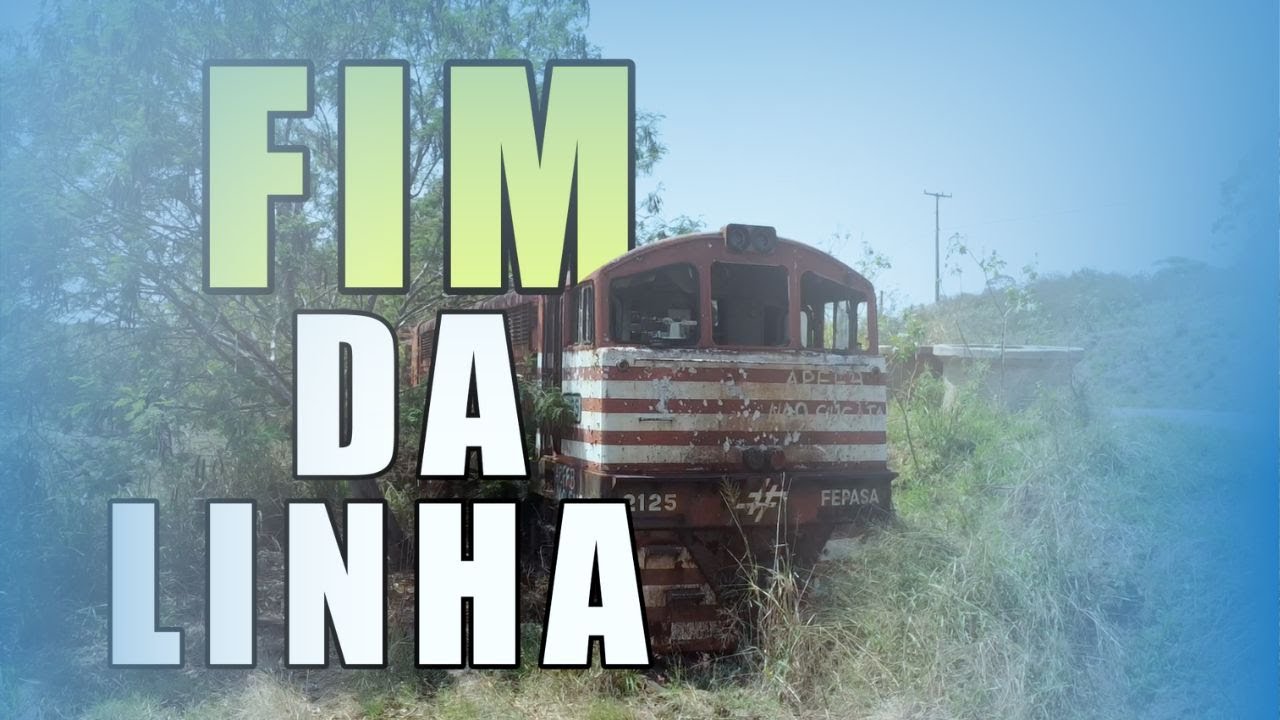 Trens sucateados da antiga  Ferrovia Paulista S.A (Fepasa) em Baurú -SP