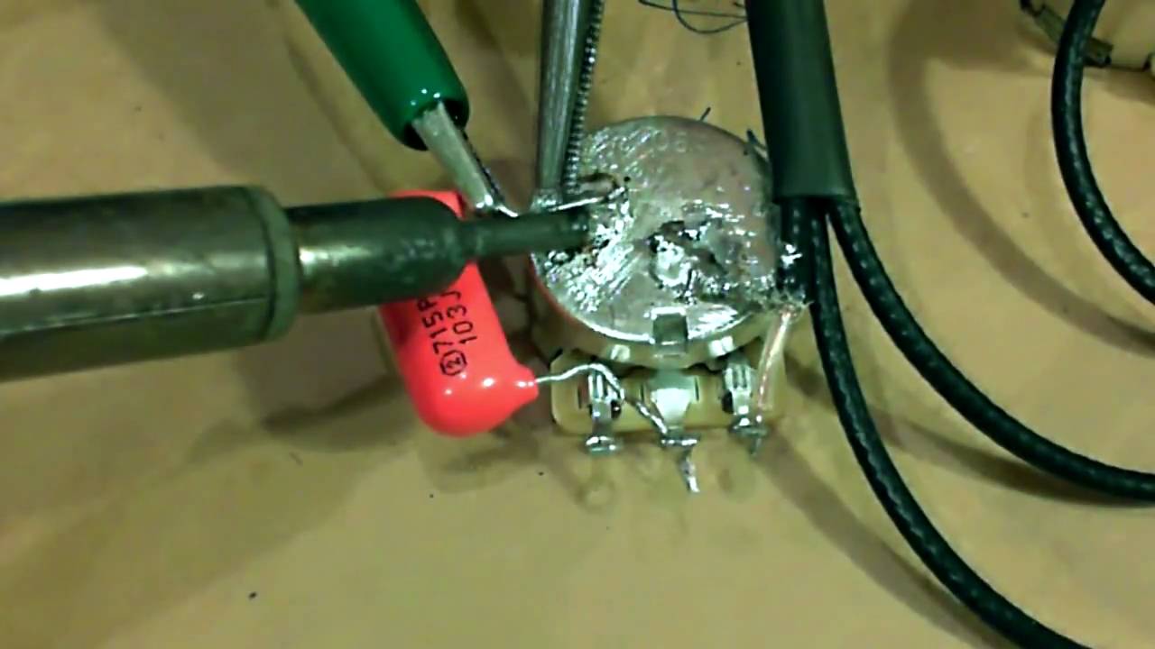 Wiring Up Guitar Electronics 4, Connecting Tone Cap