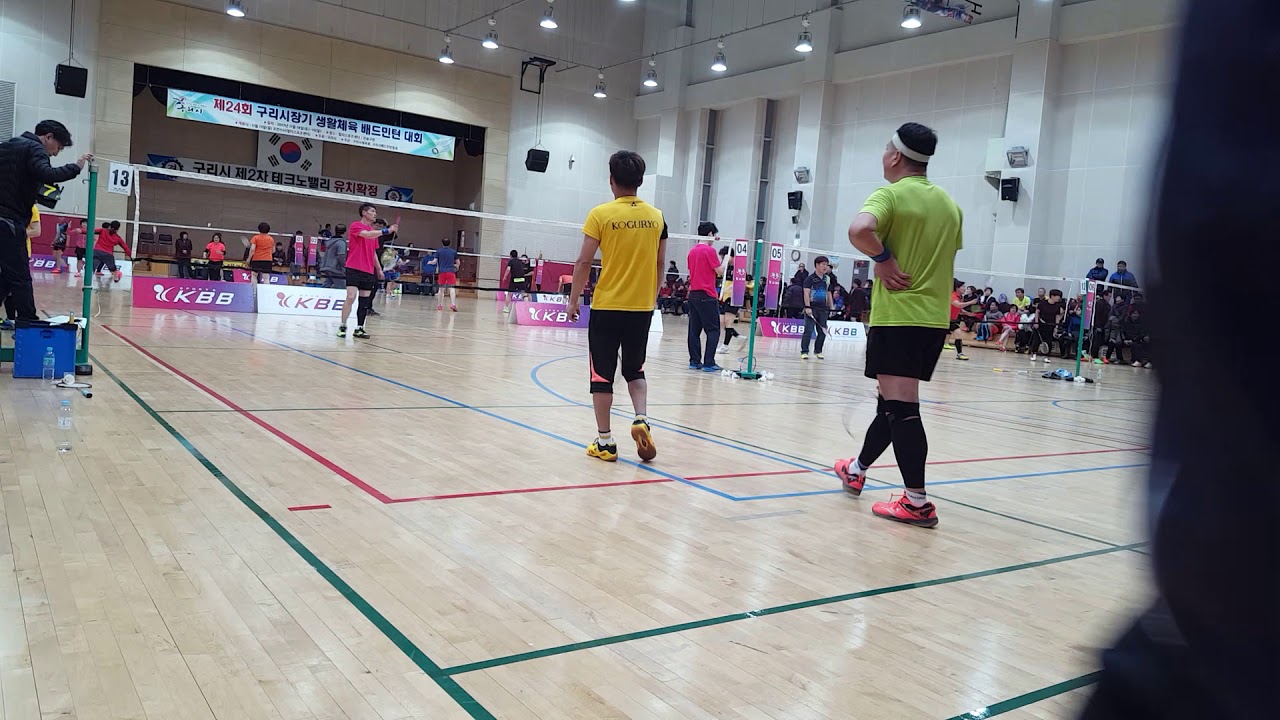구리시 배드민턴대회B조50대 남복