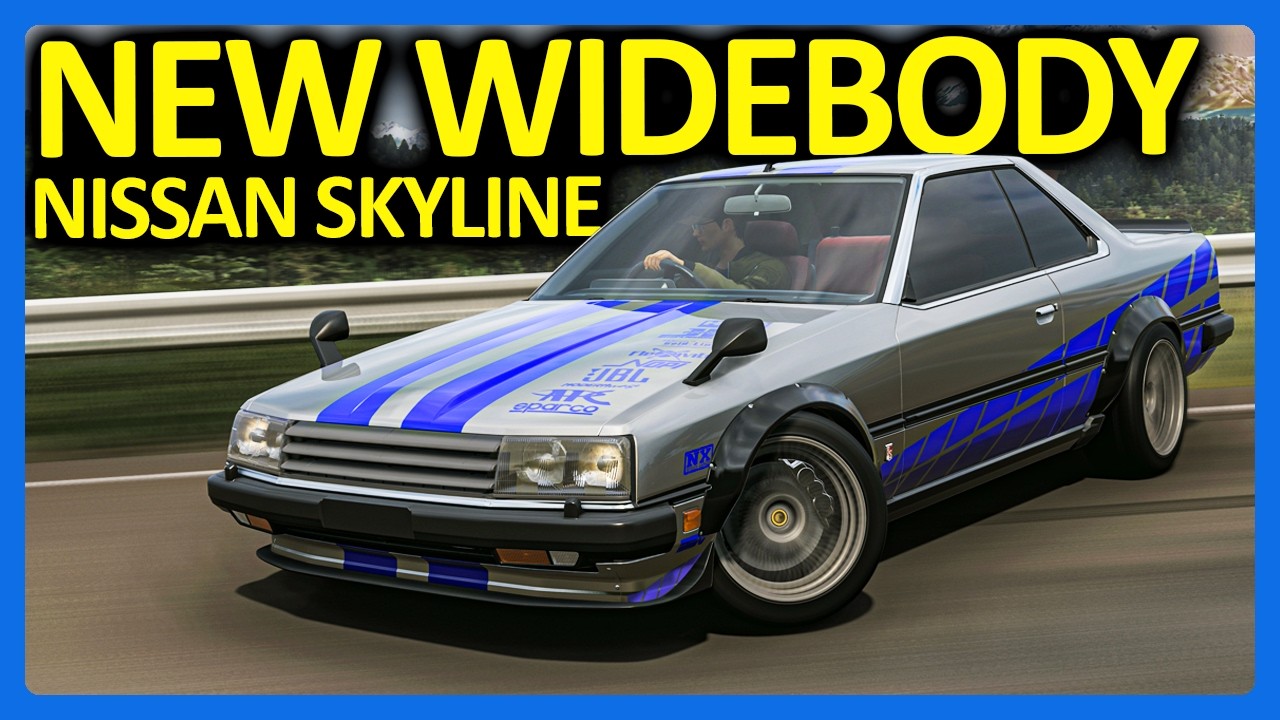 Forza Horizon 6: Новый ШИРОКИЙ обвес Nissan Skyline &mdash; тюнинг!! (FH6 Car Pass)