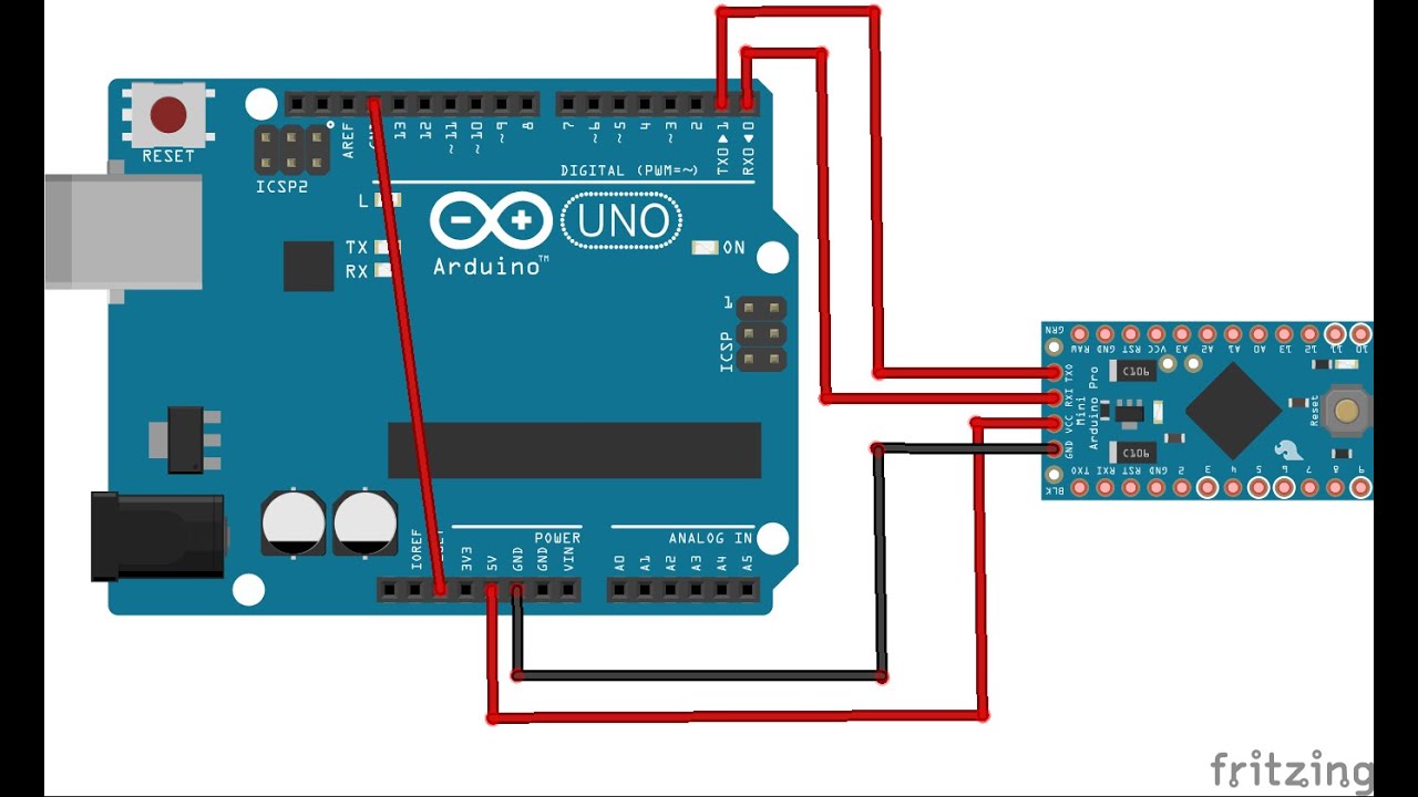 КАК ПРОГРАММИРОВАТЬ ARDUINO PRO MINI С ПОМОЩЬЮ ARDUINO UNO SOLDERED CHIP. РУКОВОДСТВО ПО РАБОТЕ С...