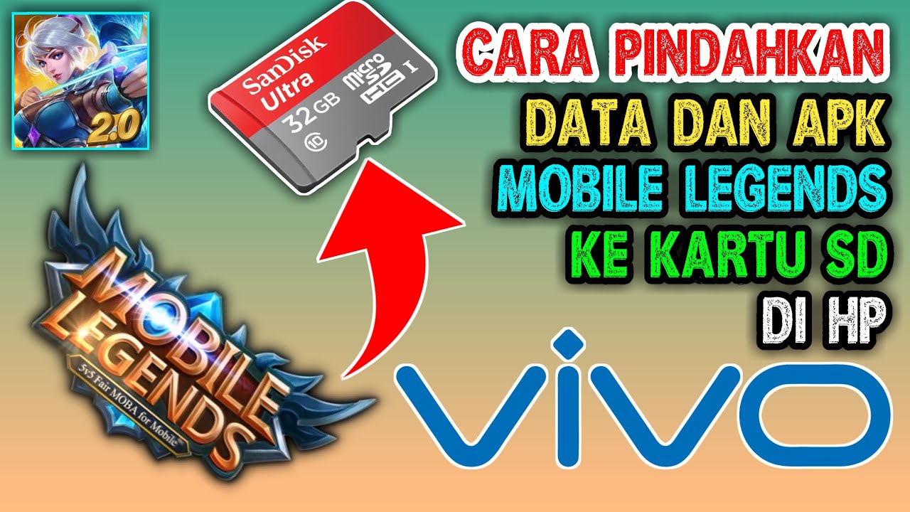 Cara Memindahkan Data dan Apk Mobile Legends ke Kartu Sd di Hp Vivo Tanpa Root 100% Work