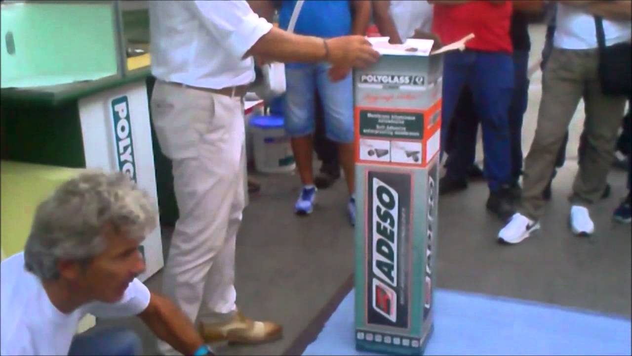 De Rosa Srl | Polyglass in tour: dimostrazione posa in opera guaine impermeabilizzanti