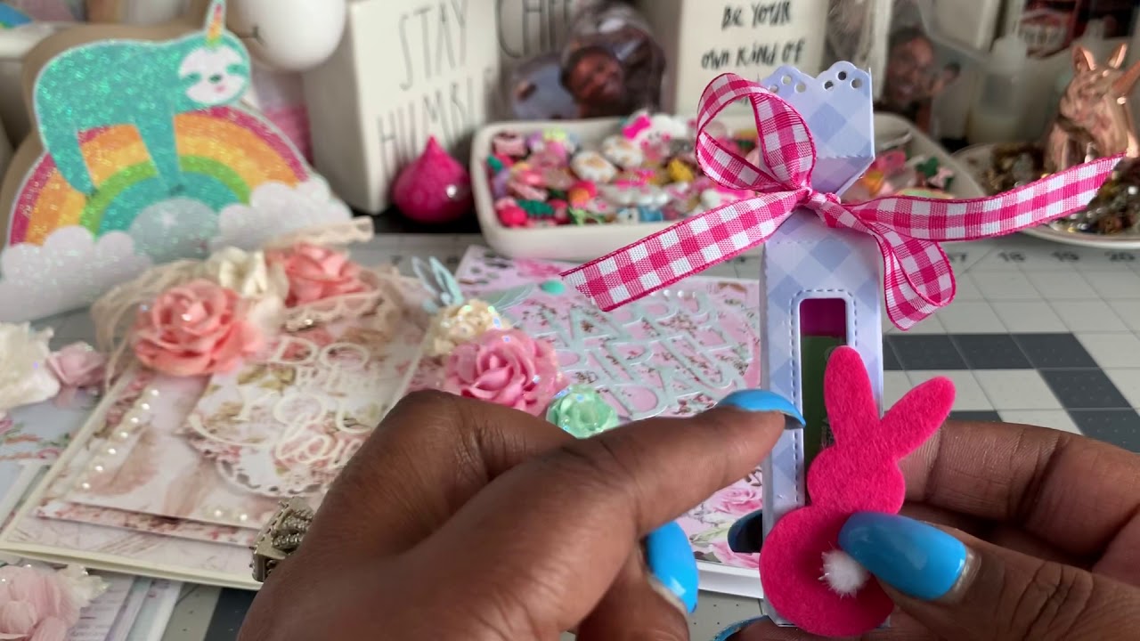 Shabby chic cards and some fun embellishments! Come take a peek!