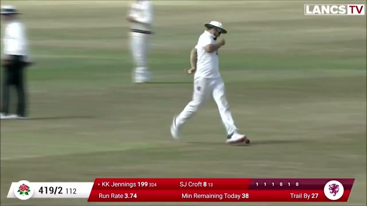 HIGHLIGHTS: Jennings scores 300 as Lancashire pile on 600