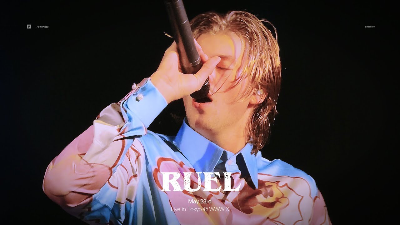 Ruel - GO ON WITHOUT ME / GROWING UP IS _____ @ WWW X (Live in Tokyo, Japan) 23/05/23