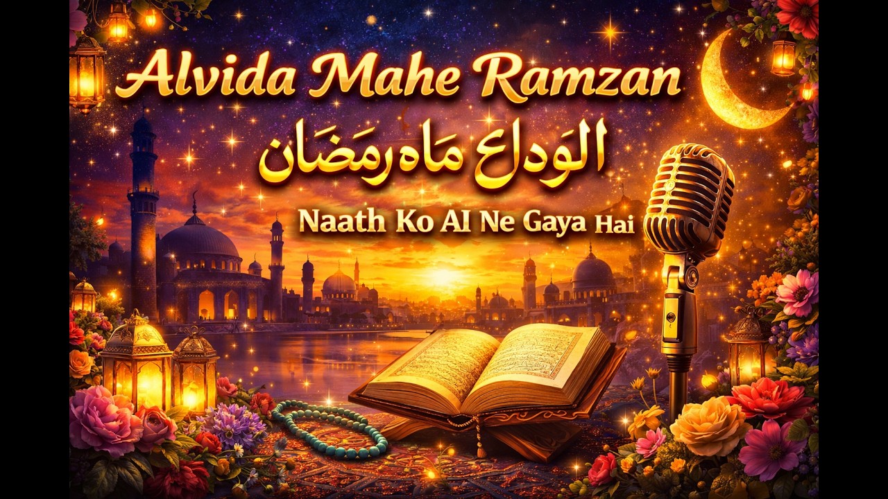 Alvida Mahe Ramzan 🌙 | Emotional Ramadan Farewell Nasheed | الوداع ماہِ رمضان