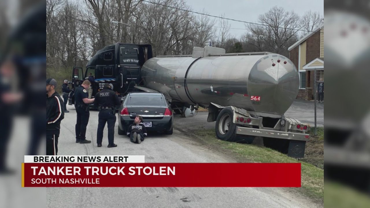 Tanker truck stolen in South Nashville
