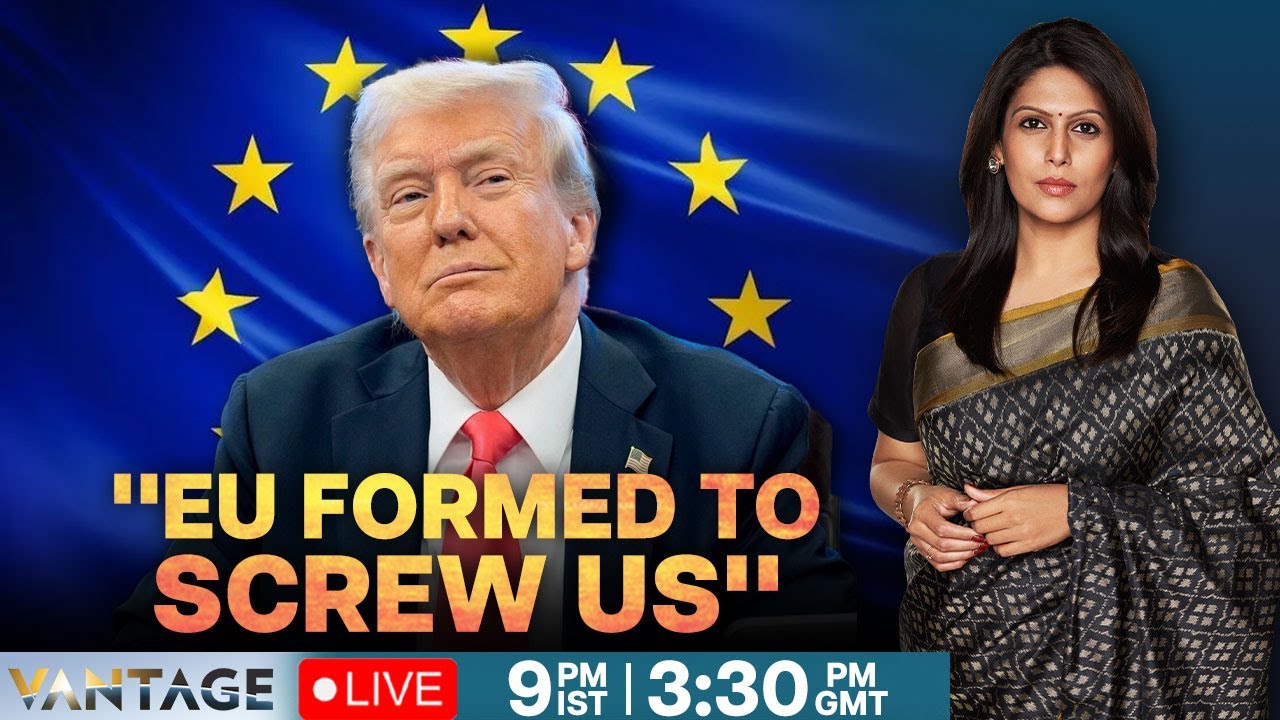 LIVE: Trump Claims EU Formed To 