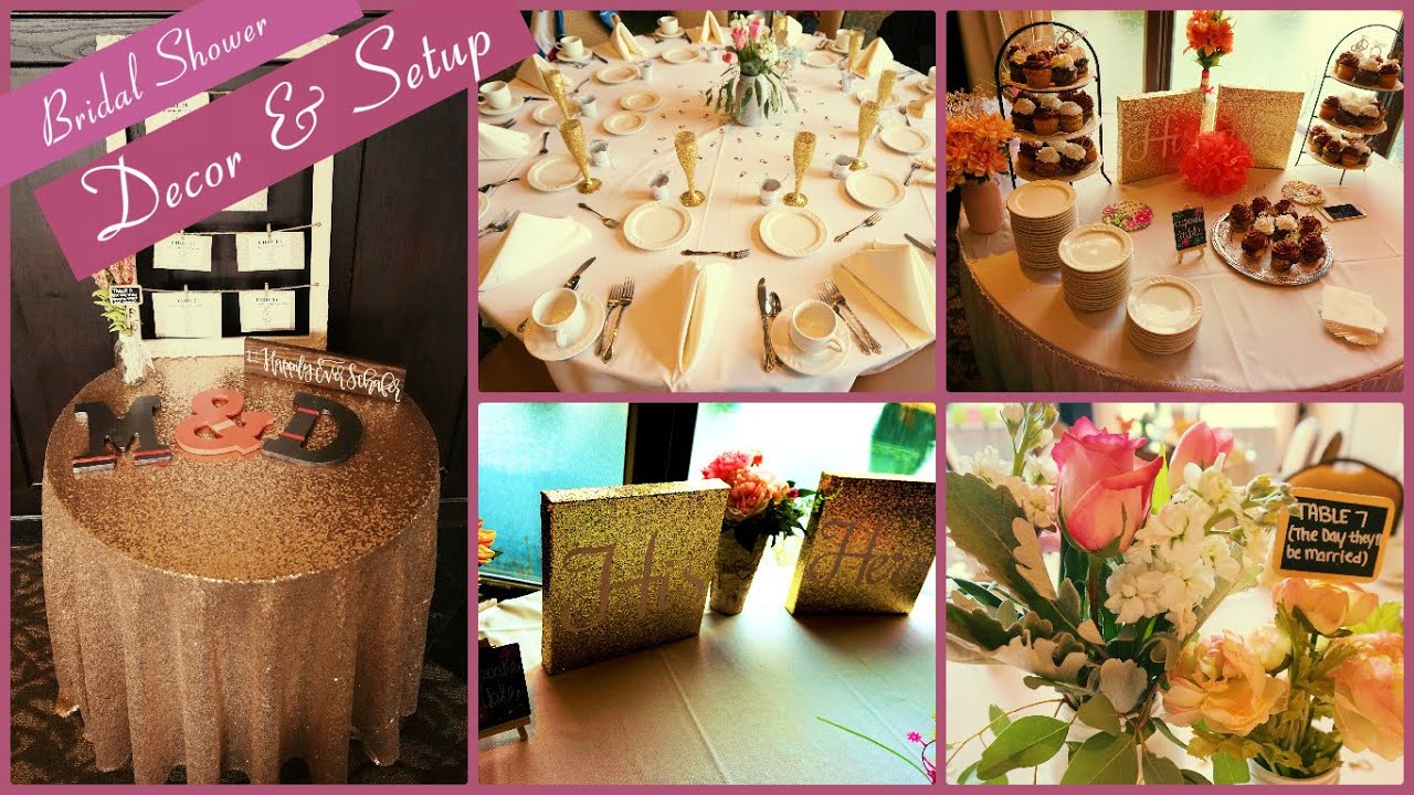 My Bridal Shower Setup & Decor