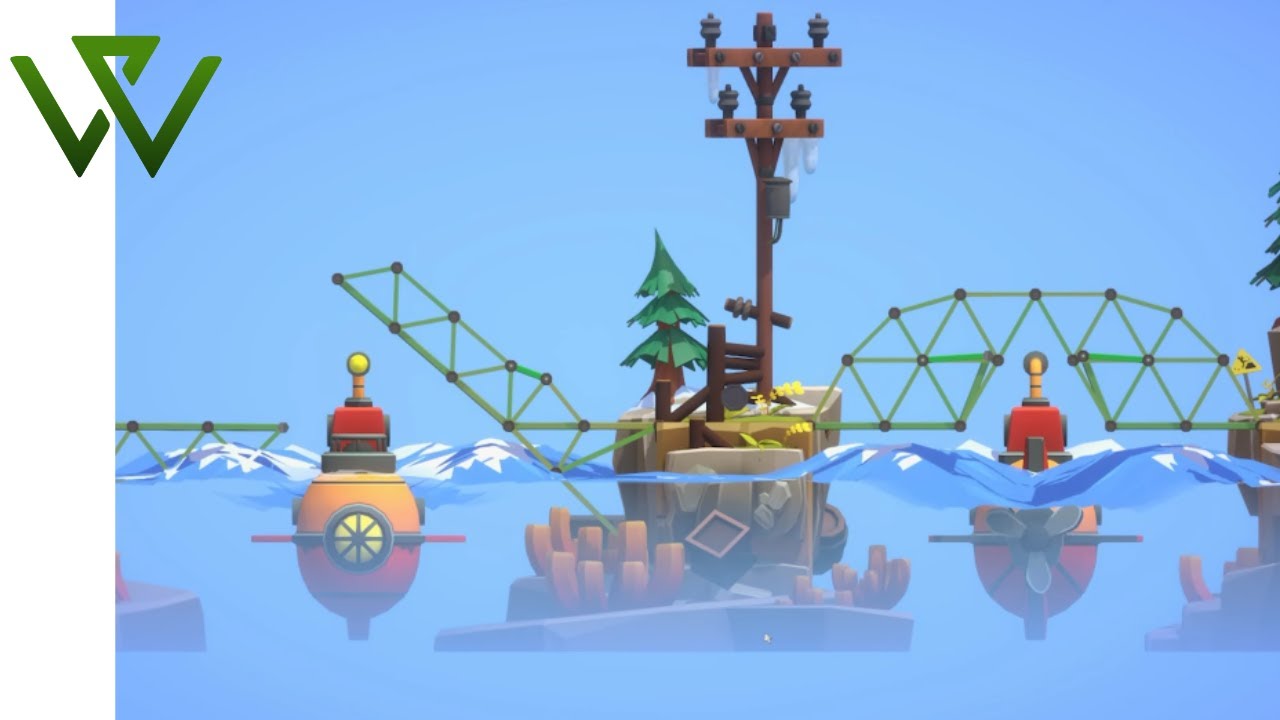 Miner Mountains | Poly Bridge 3