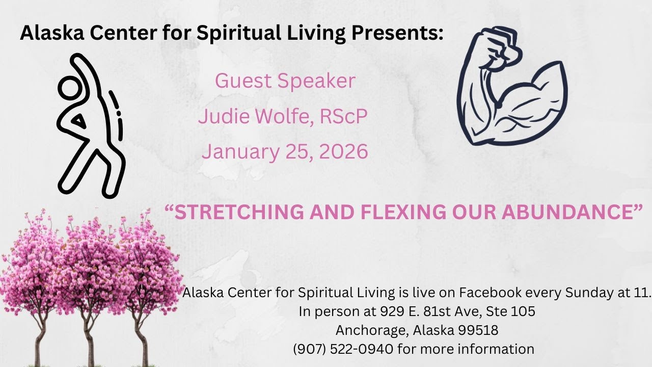 “STRETCHING AND FLEXING OUR ABUNDANCE” with Judie Wolfe, RScP, January 25, 2026