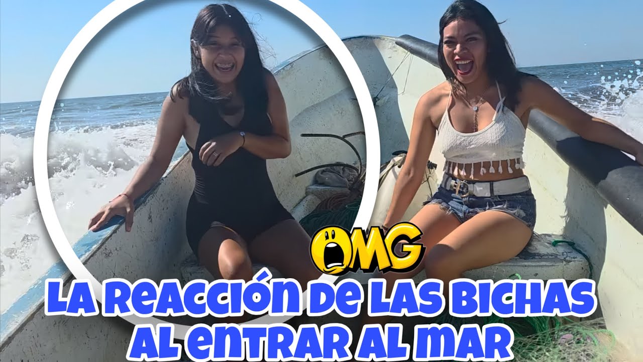 La Reacción De Tania Y Marisol😱Al Entrar al Mar Por Primera Vez 