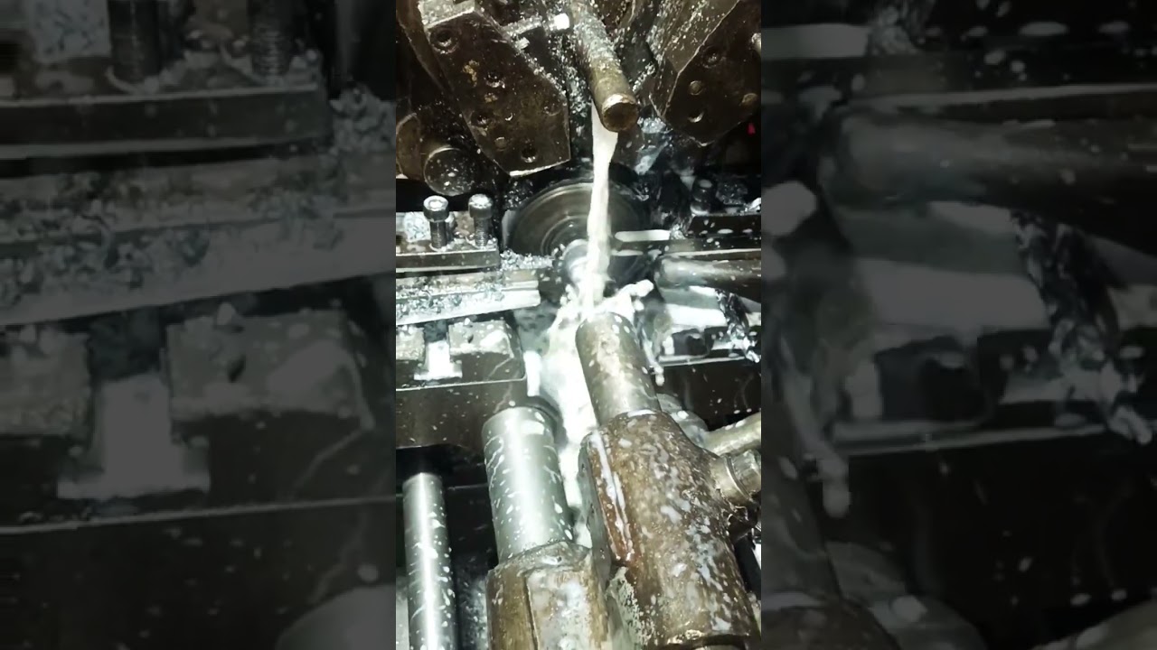 how to cut lathe machine 😳😮