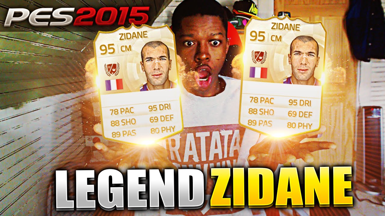 95 RATED LEGEND ZIDANE IN PES 2015
