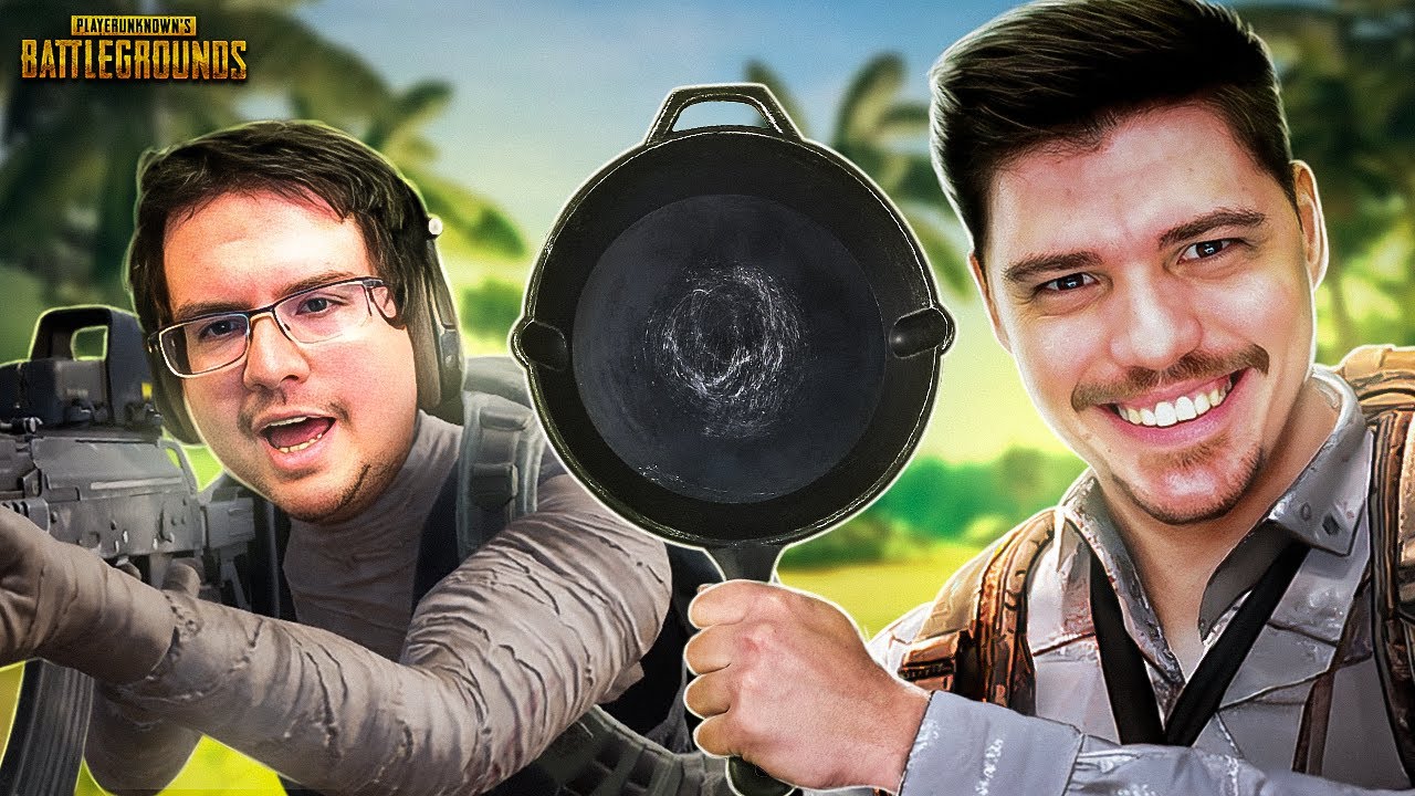 NETENHO MOSTRANDO SUAS HABILIDADES COM A PANELA NO PUBG!