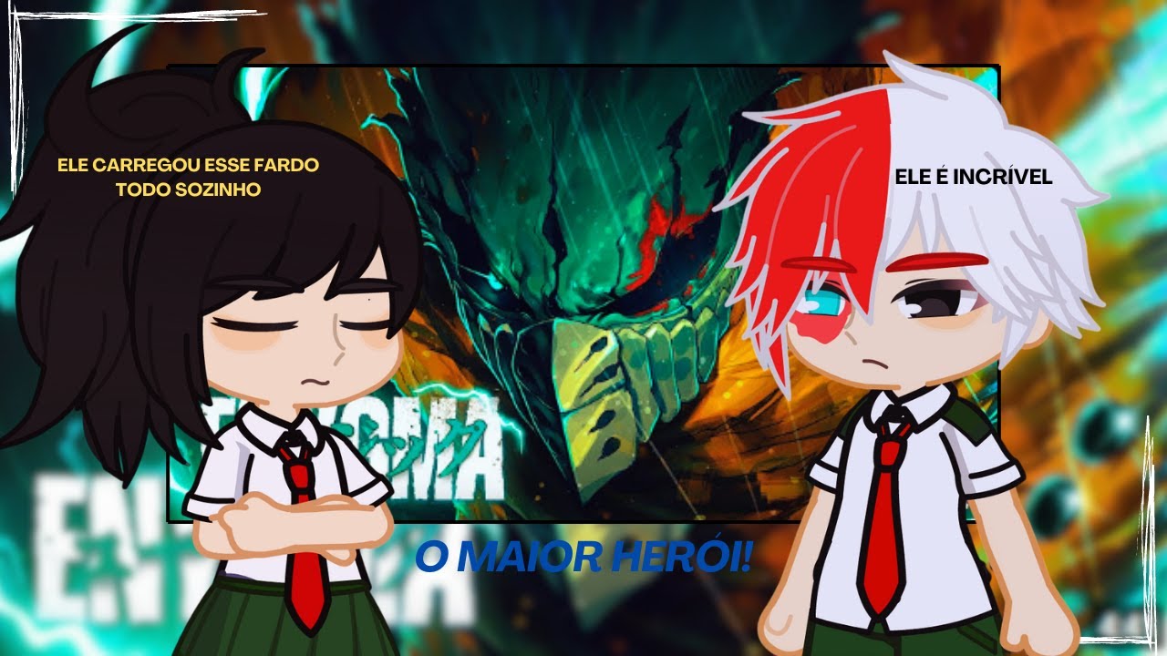 ♪ Sala 1-A React Feridas e Sangue | Deku Dark | Enygma