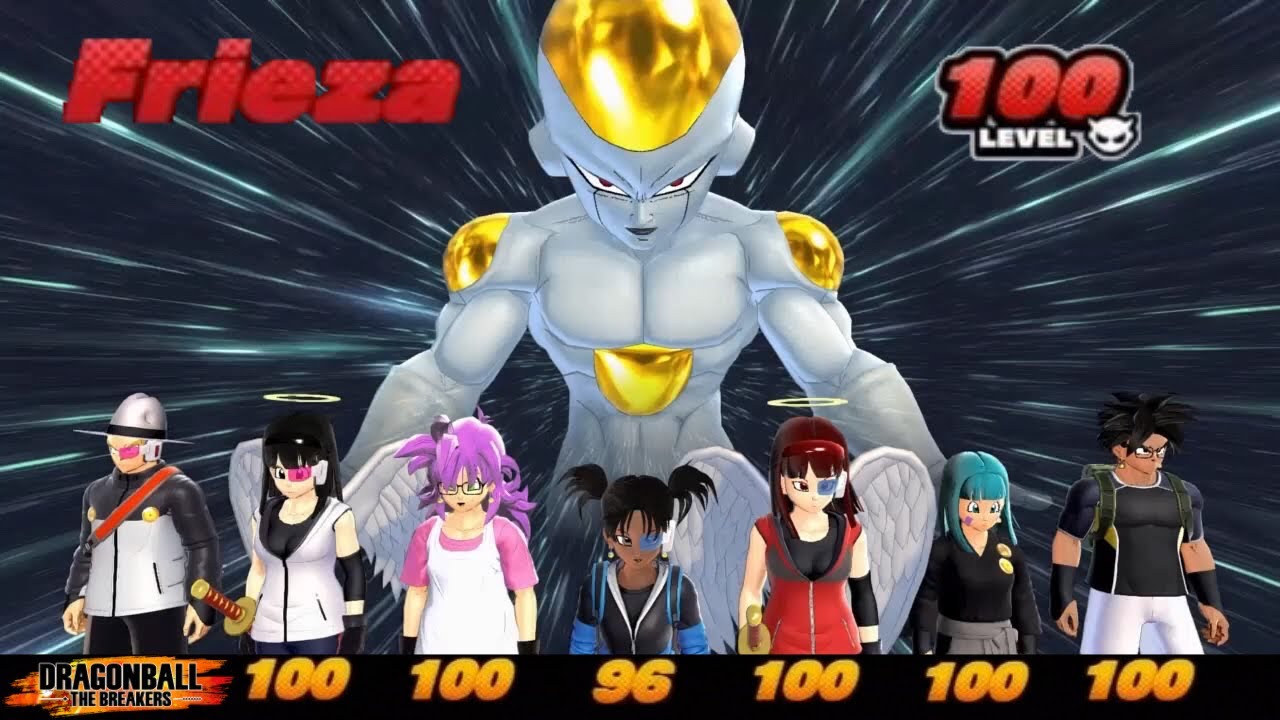 Lv.100 Frieza tryharding against a group of Lv.100's | Dragon Ball: The Breakers
