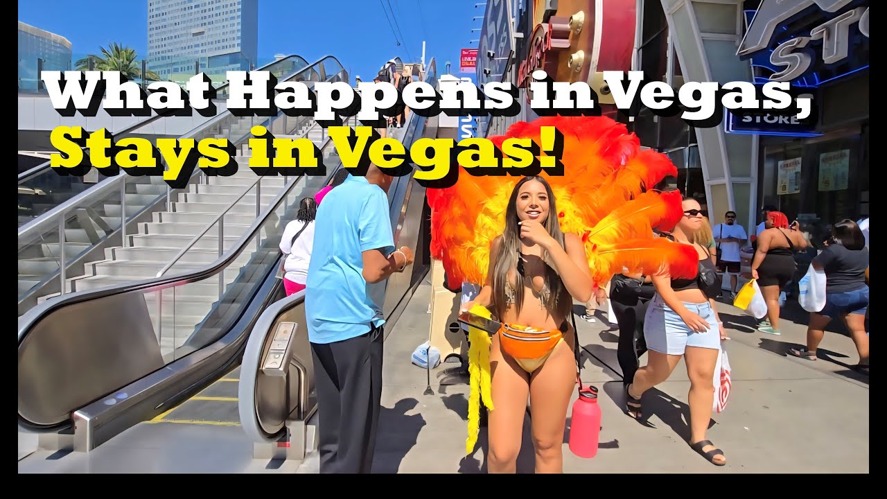 Las Vegas Strip Walk - 4K Tour
