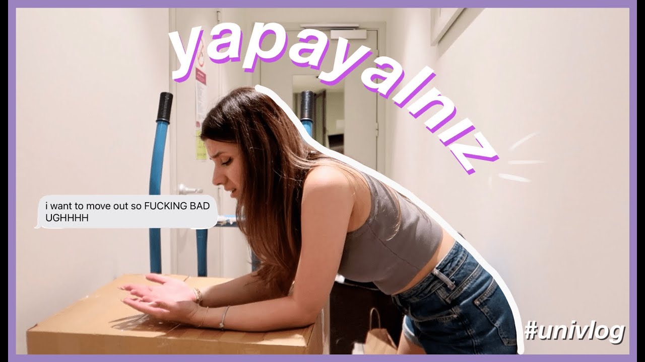YAZ OKULU İÇİN YURDA BİR BAŞIMA TAŞIN(AM)IYORUM| #univlog