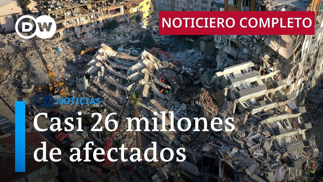 DW Noticias 11 de febrero: Los muertos por el terremoto superan ya los 28.000 [Noticiero completo]