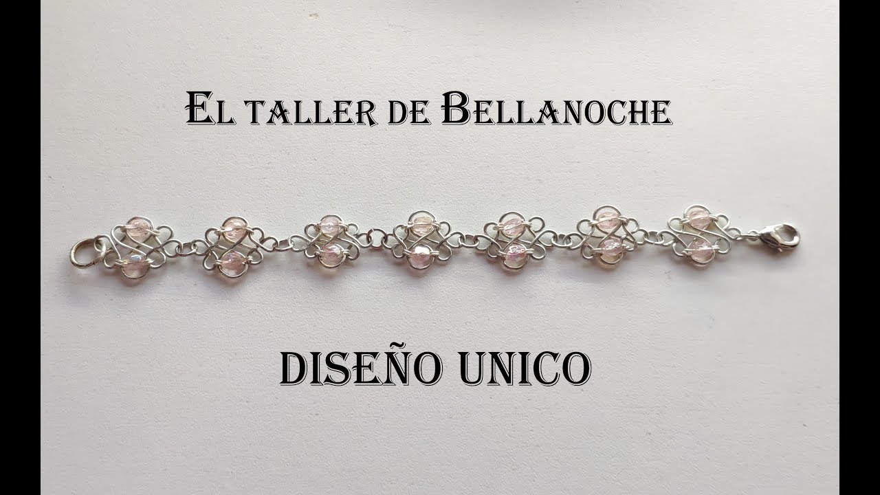 HOW TO MAKE A FILIGRAN FALSE BRACELET--COMO HACER UNA PULSERA DE FALSA FILIGRANA