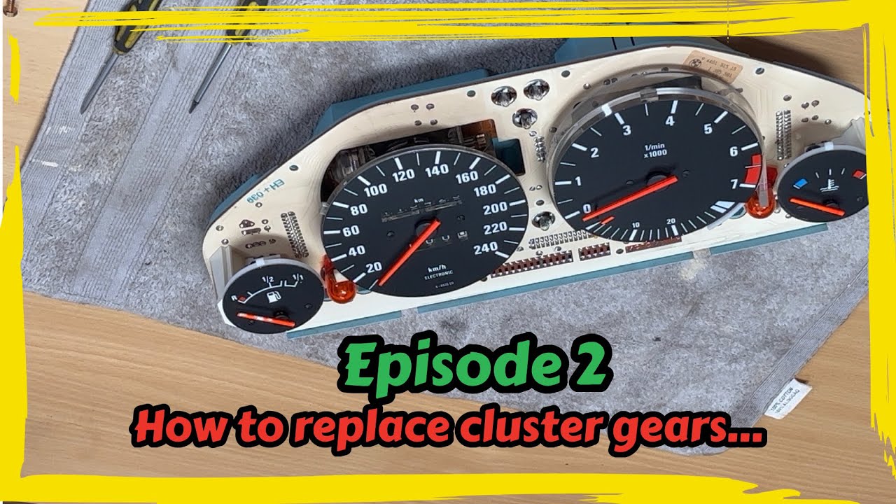 How to repair/ maintain your E30Episode 2 - replacing cluster gears