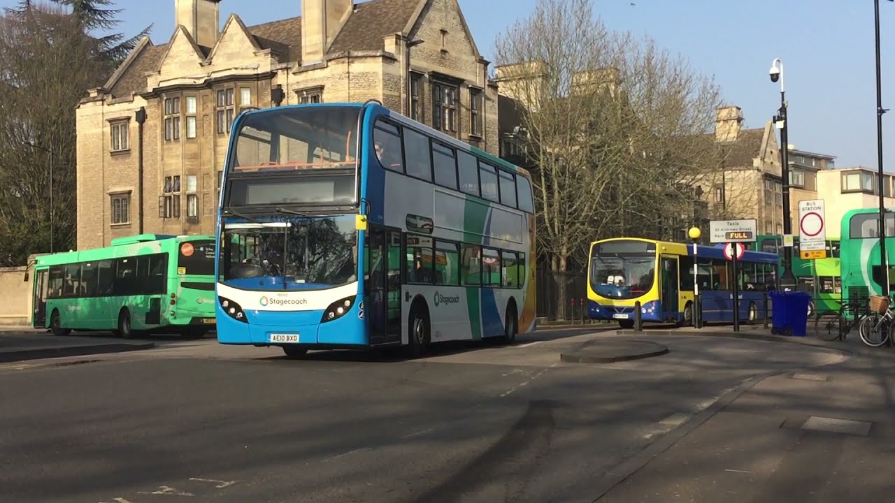 Stagecoach East E400 & a Whippet B7RLE depart Drummer Street Bus Station