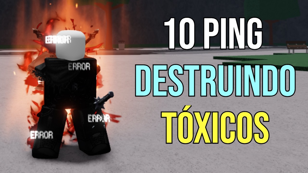 DESTRUINDO PLAYER TÓXICA com 10 DE PING (humilhada 🔥🔥) | The Strongest Battlegrounds