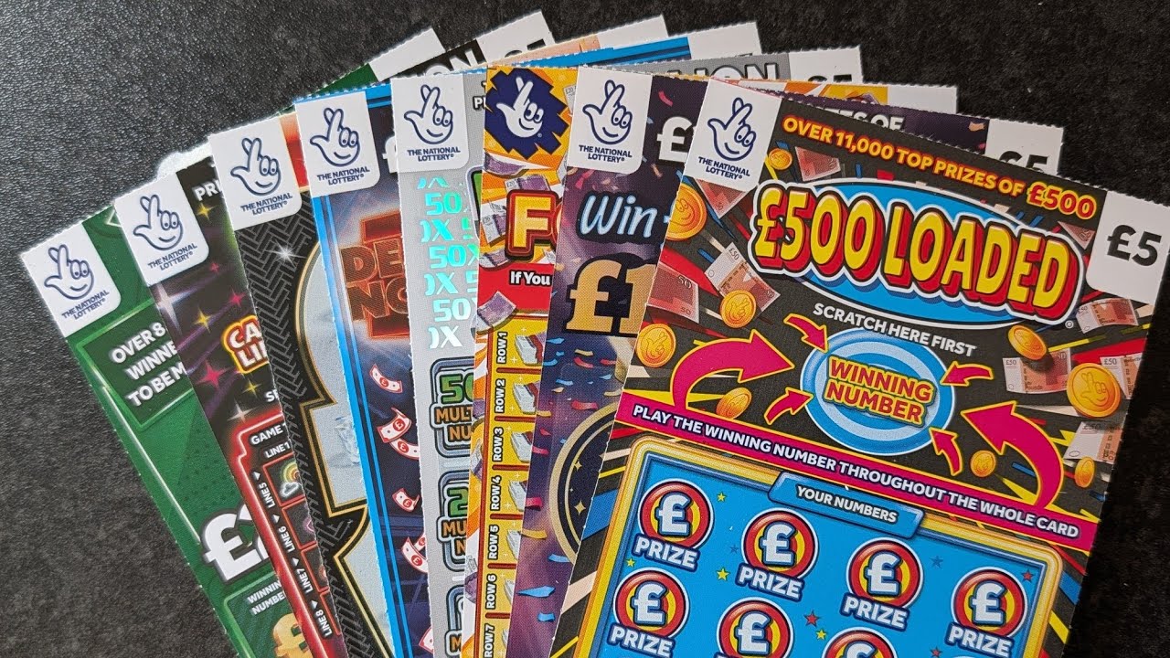£40 Mix of £5 UK Allwyn National Lottery Scratch Cards 