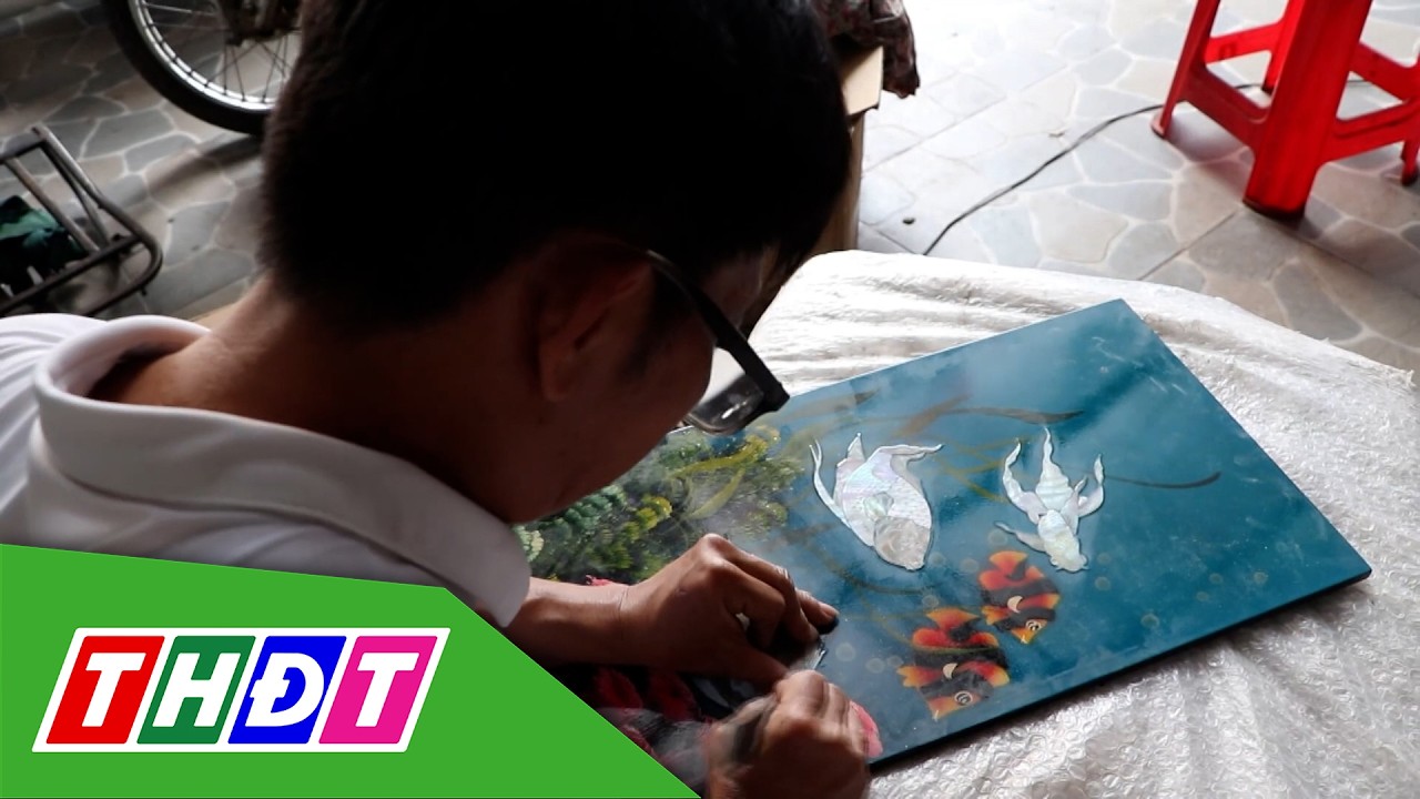 Nữ nghệ nhân ở TP.HCM bền bỉ giữ nét mực sơn mài | THDT