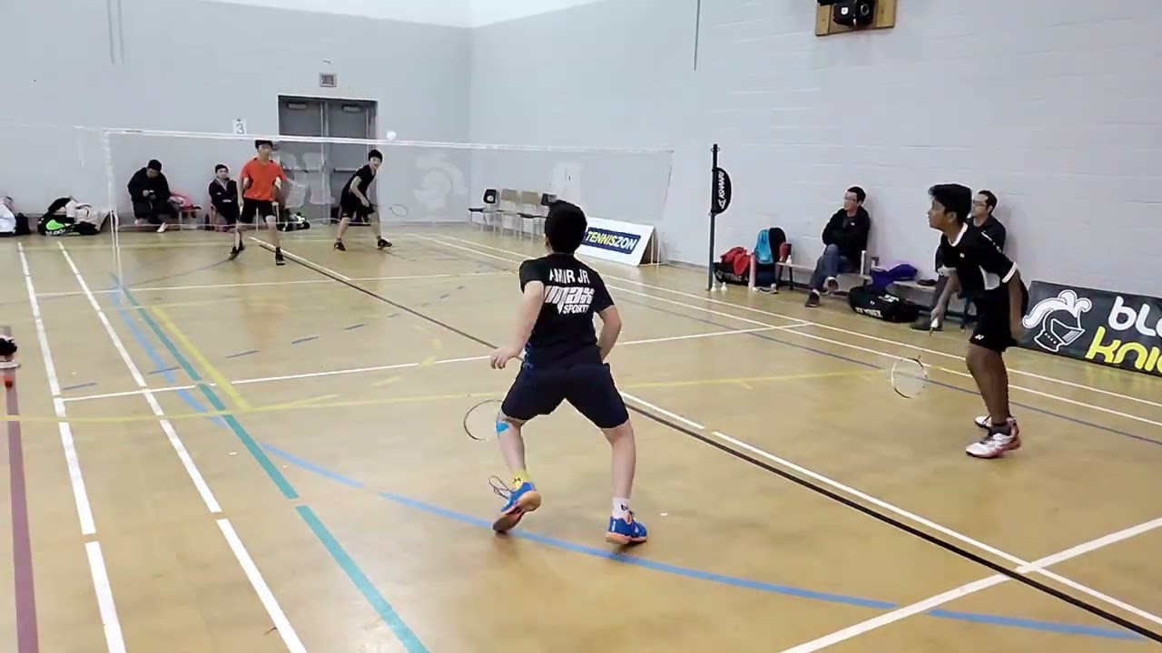 Slow Motion Double Rally: Aayush n Amir vs Shaoze n Eric 2020