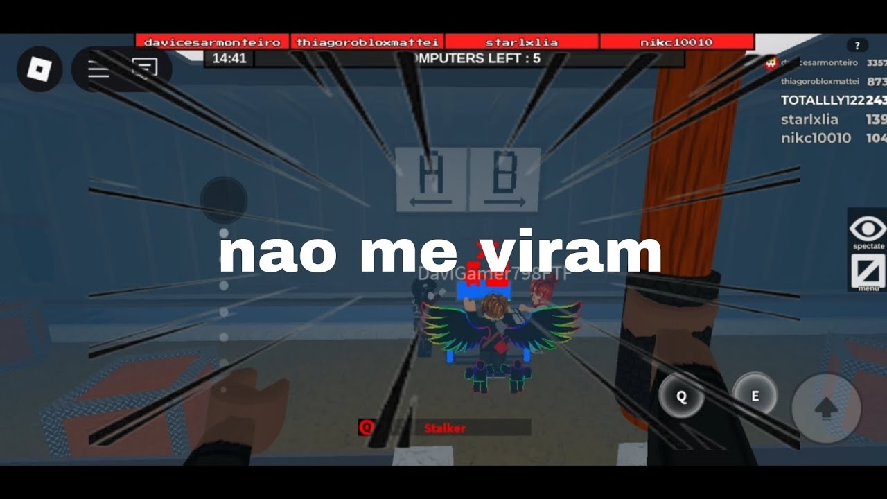 JOGANDO COM O @DaviGamer798 +  CAUSANDO O TERROR DE FERA COM O PODER STALKER