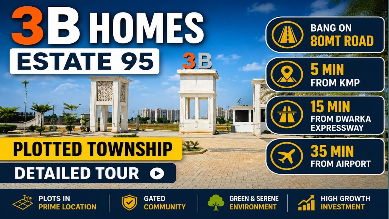 3B Homes Estate 95 DDJAY Plots, Sector 95 Gurgaon.