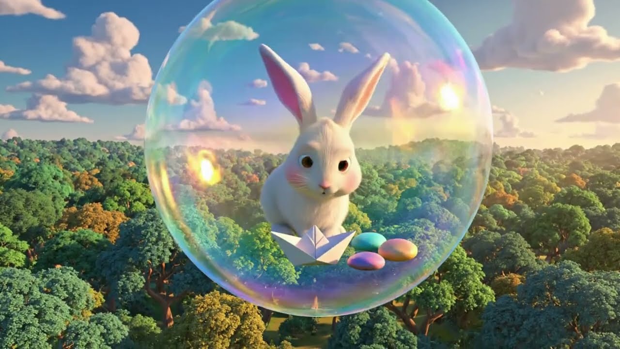Bubble Magic! 🫧 Bunny and Bear by the River | Cute 3D Animation
