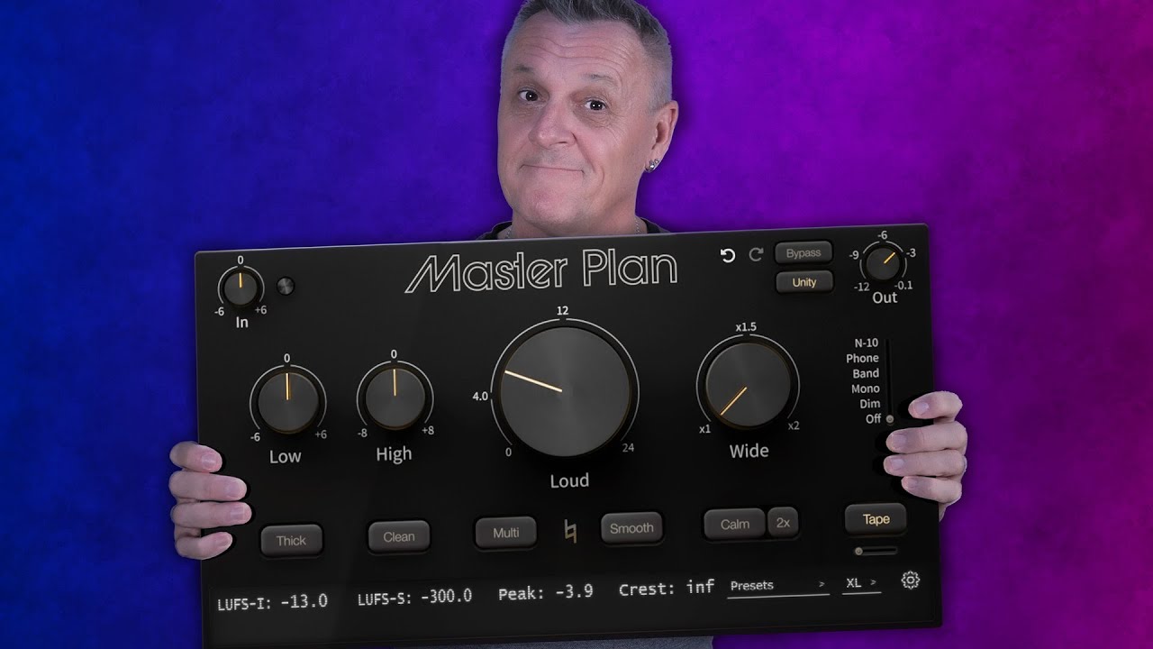 ЛЕГКИЙ МАСТЕРИНГ с Master Plan от Musik Hack