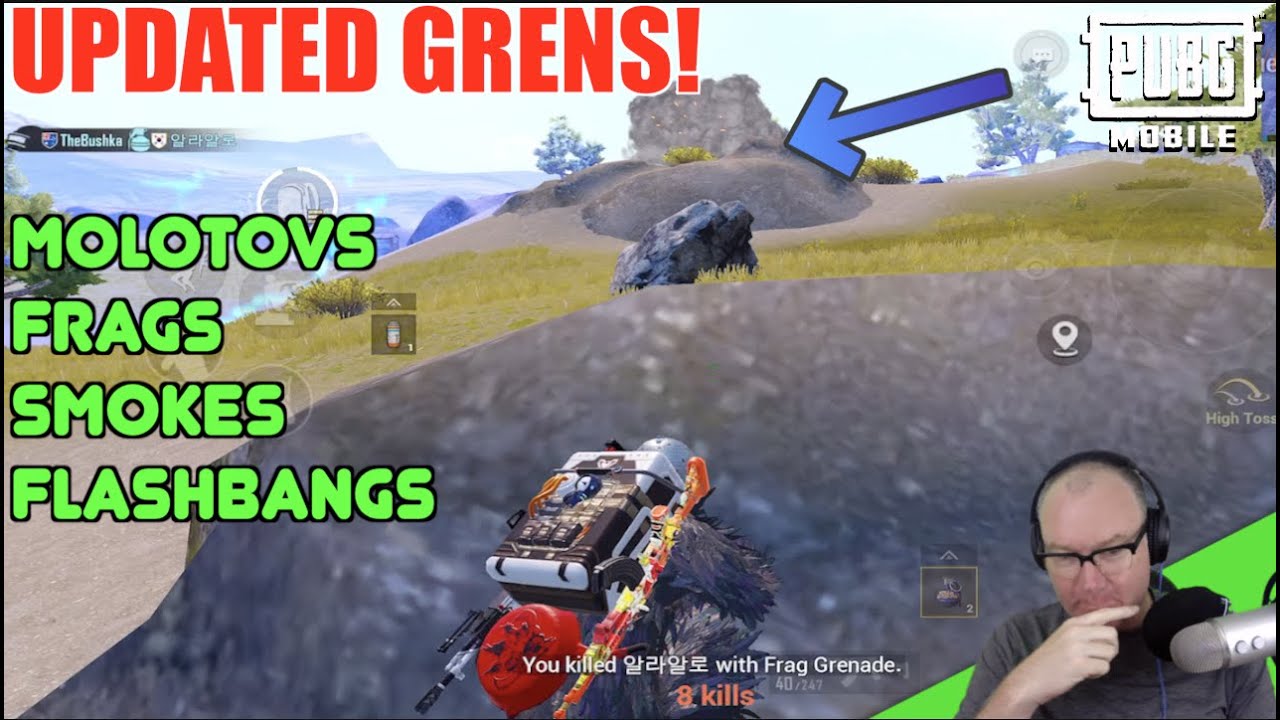 NEW UPDATE GRENADE GUIDE PUBG MOBILE