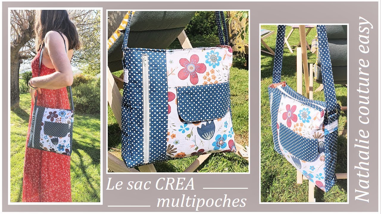 Le tutoriel du sac Créa multipoches / Nathalie couture easy