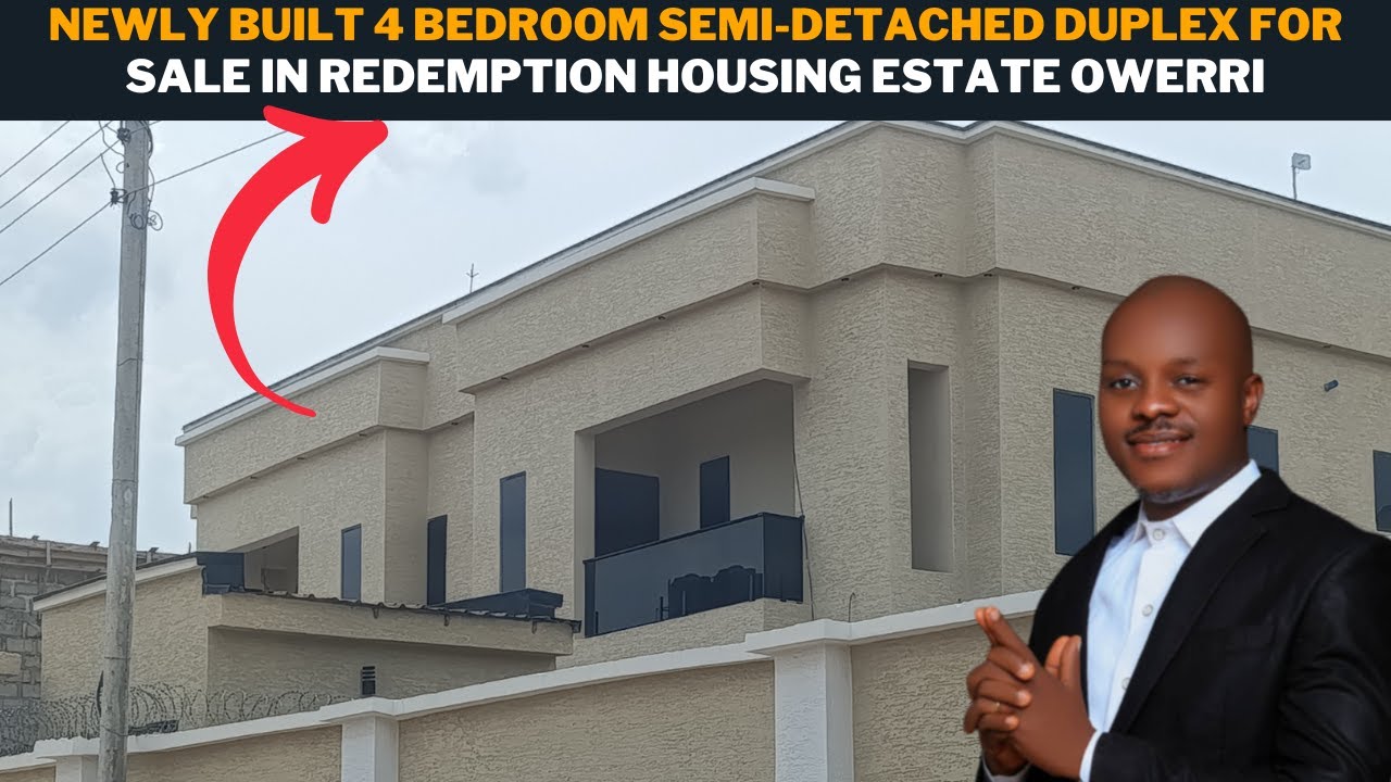 REDEMPTION HOUSING ESTATE OWERRI OFFERS AMAZING 4 BEDROOM SEMI DETACHED DUPLEX FOR SALE