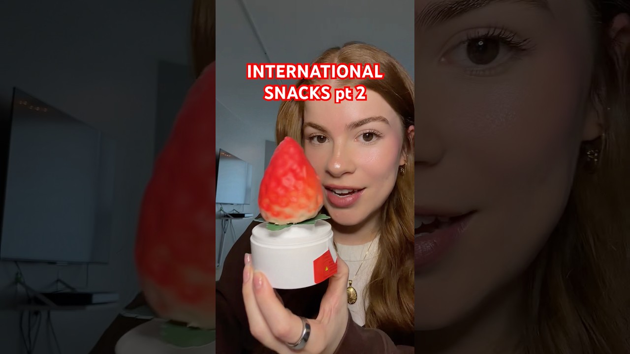 Пробую ещё больше невероятных международных закусок 🌎🍓🍫 #обзорконфет #обзорзакусок #международные...