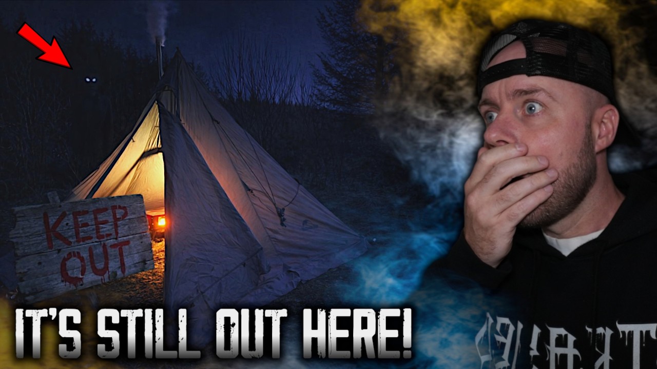 There's Something Strange Living In This Forest - Solo Hot Tent Camping
