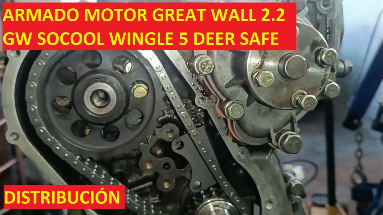 ARMADO MOTOR GREAT WALL 491QE 4Y TOYOTA 2.2 Gasolina Bencina Nafta Socool Wingle 5 GW GWM AJUSTE N°3
