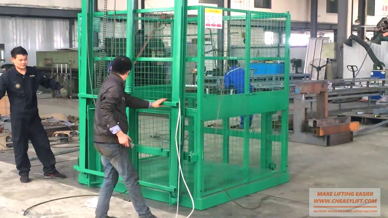 How to assemble & install a SKYSTAIR Vertical Cargo Elevator Lift