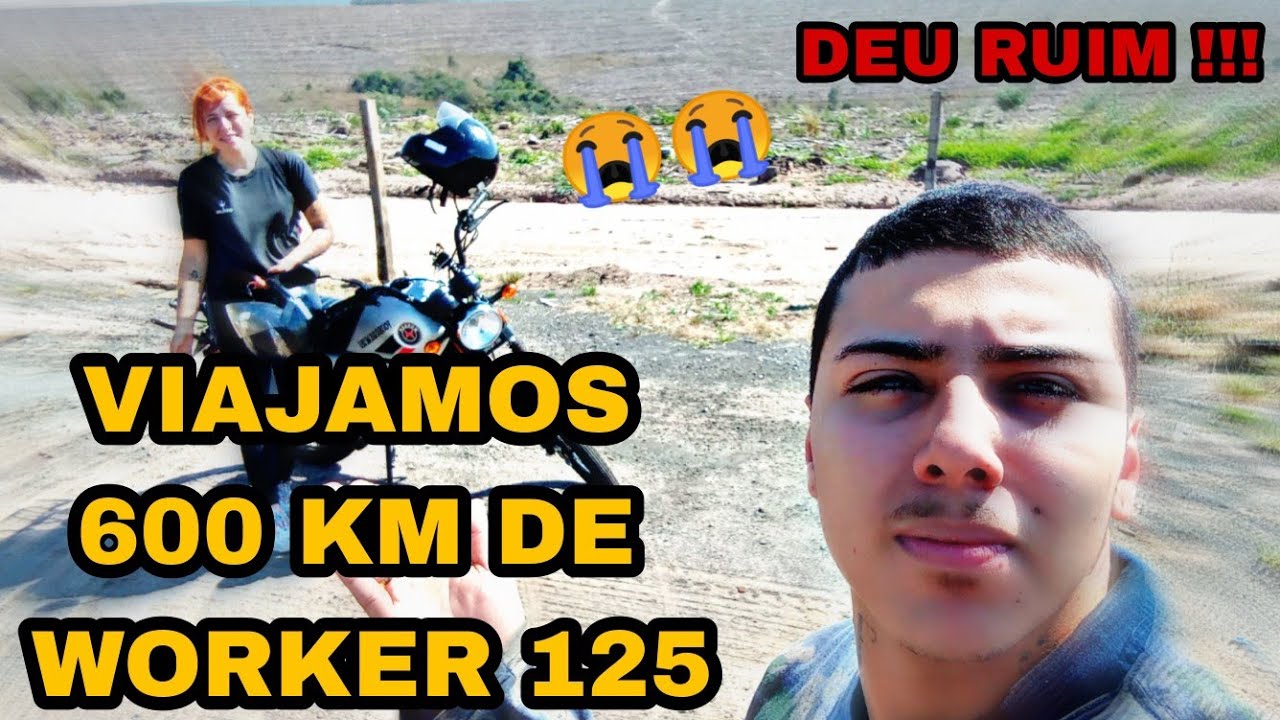 Viajei 600 km com a Shineray Worker 125 😱| Consegui chegar ? #shineray #worker #125