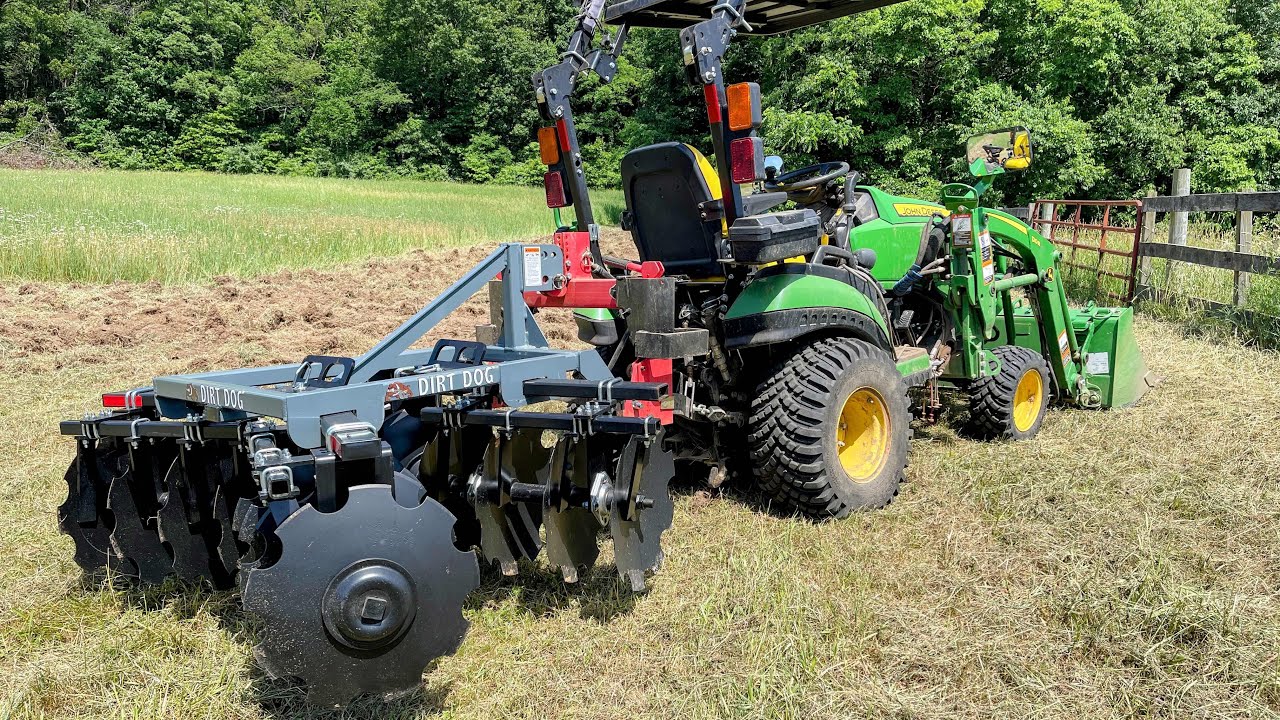 TINY DISC HARROW FOR A TINY TRACTOR.  John Deere 1025r