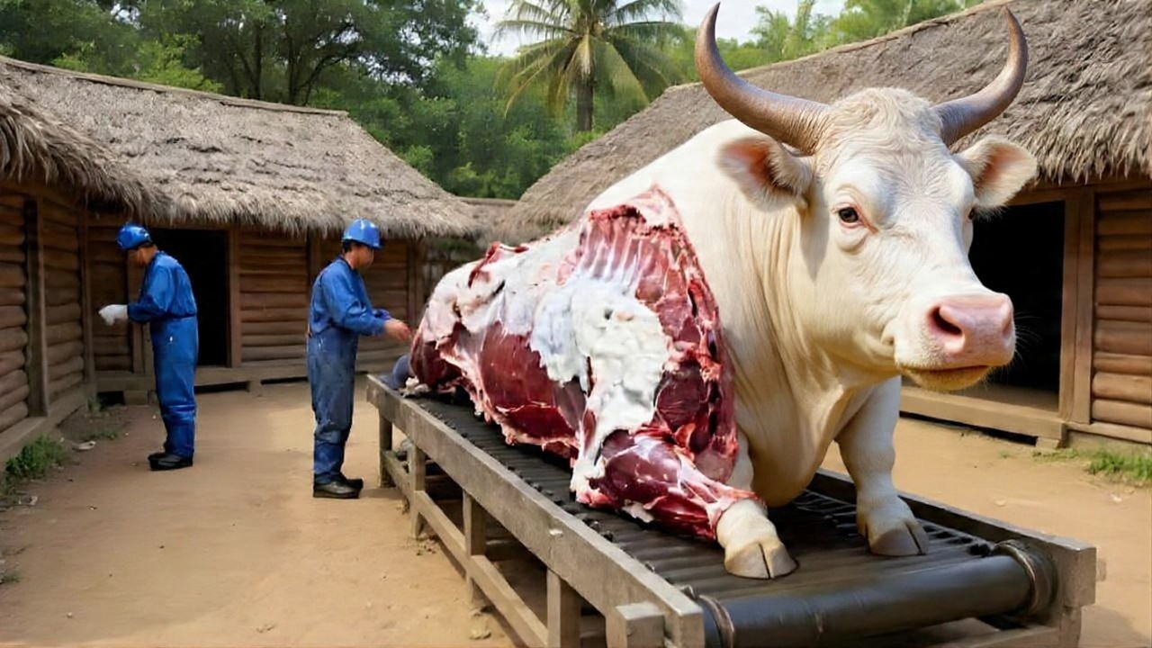 Inside the White Bull Horn Leather Factory (Full Process) How Million-Dollar Goods are made