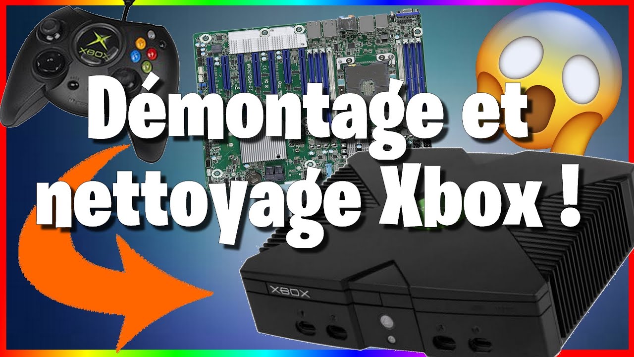 Démontage et nettoyage d'une Xbox de première génération ! (C'est impressionant)