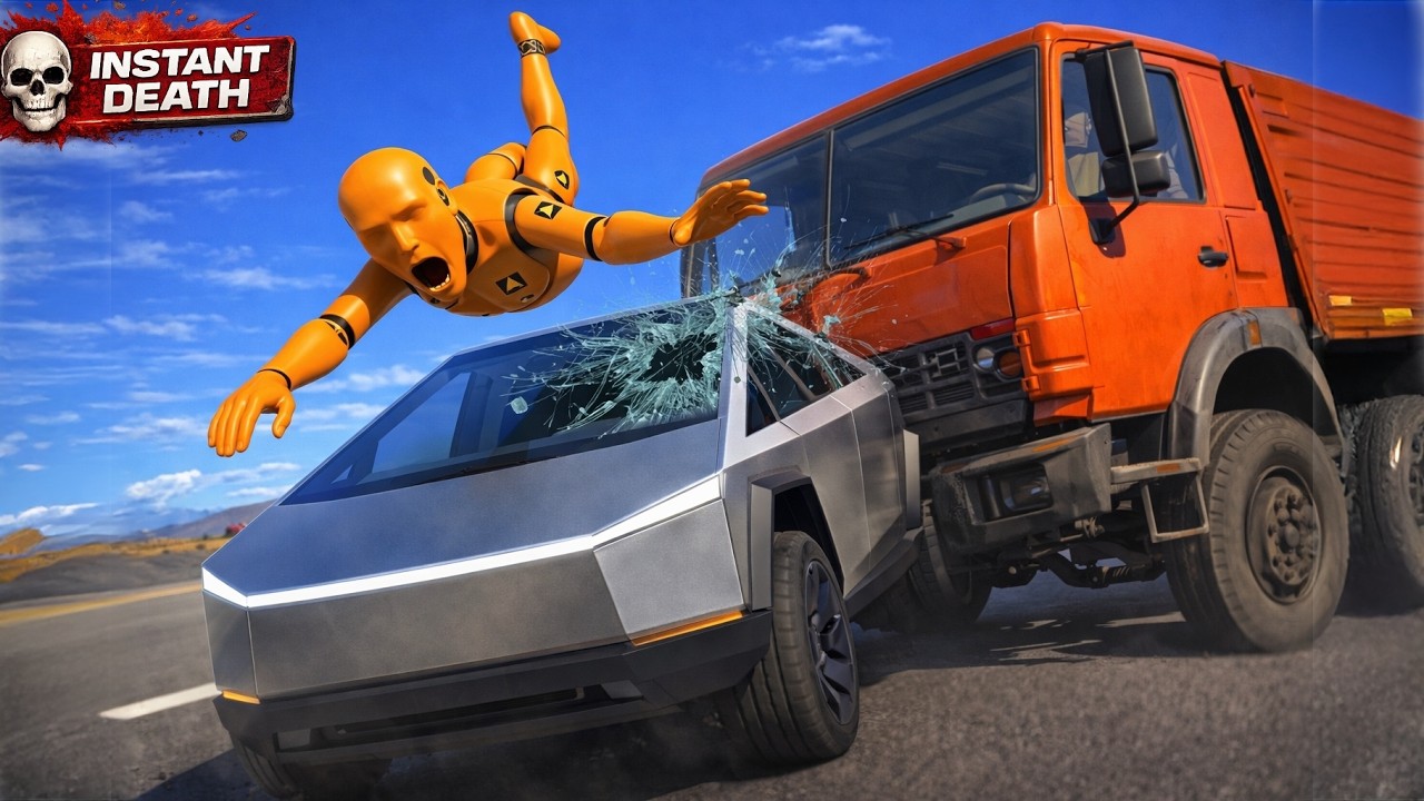 Realistic High-Speed Car Crashes in BeamNG.drive #02 | Ultra Detailed Crash Compilation