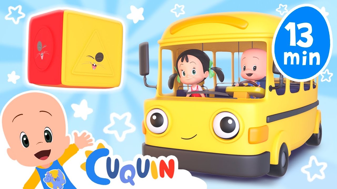 Vehículos mágicos de formas | Cánticos Para Niños | Cleo & Cuquín